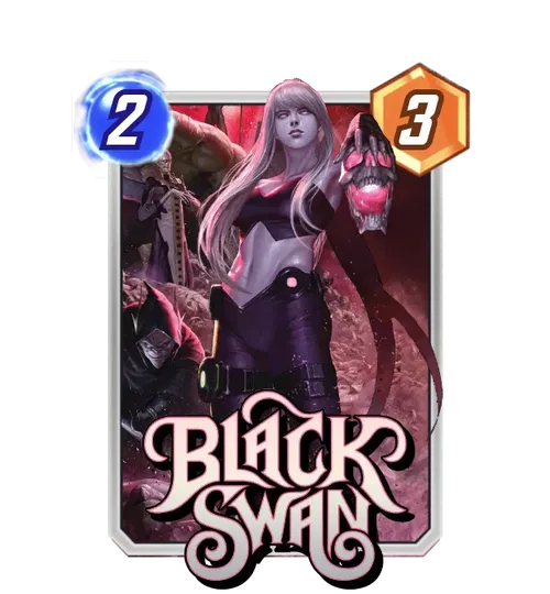 ❤★Super Black Swan★上下partyまつげスーパーブラックスワン Black Swan - Marvel Snap - snap.fan