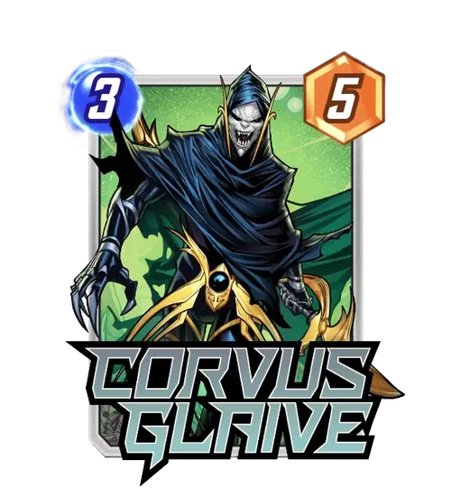 アメコミ Corvus Corvus Glaive - Marvel Snap - snap.fan
