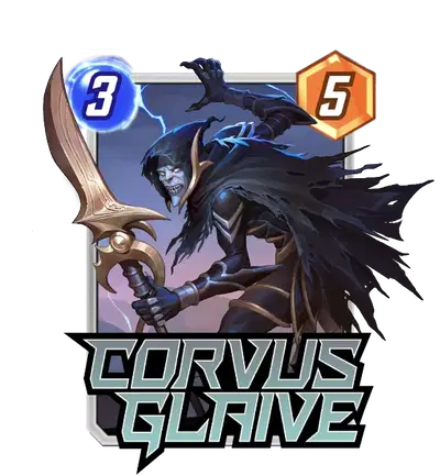Corvus Glaive - Marvel Snap - snap.fan