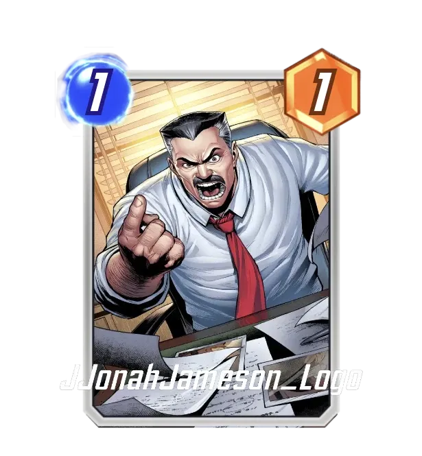 スパイダーマン　J・ジョナ・ジェイムソン　サインカード J. Jonah Jameson - Marvel Snap - snap.fan