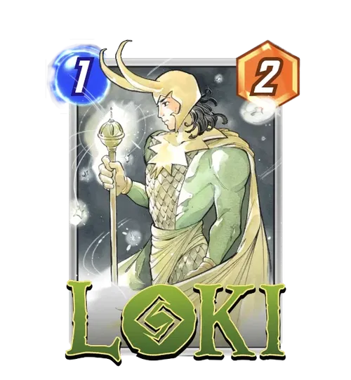 ロキ　スケッチカード　Loki I recently picked up this fantastic Loki sketch card, created by