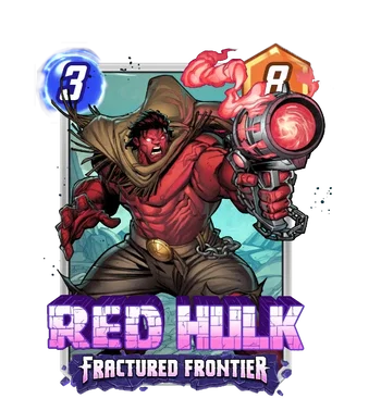 Red Hulk Fractured Frontier