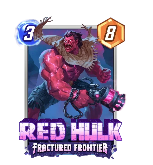 Red Hulk Fractured Frontier — MOBA Style