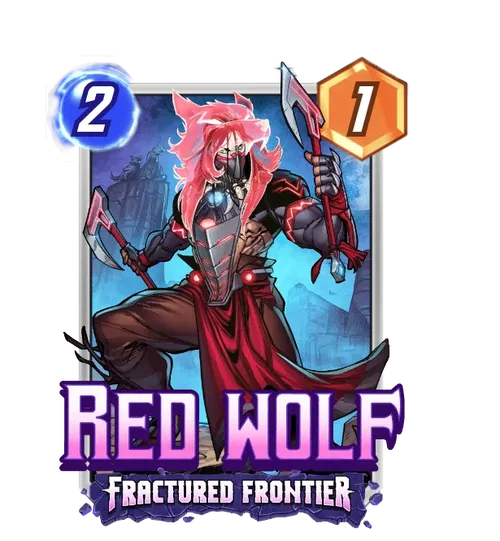 Red Wolf Fractured Frontier - Marvel Snap - snap.fan