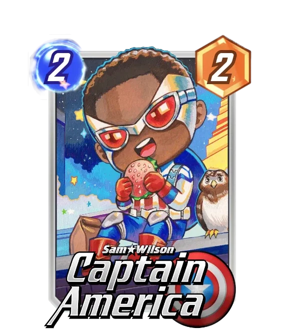 Sam Wilson Captain America — Chibi