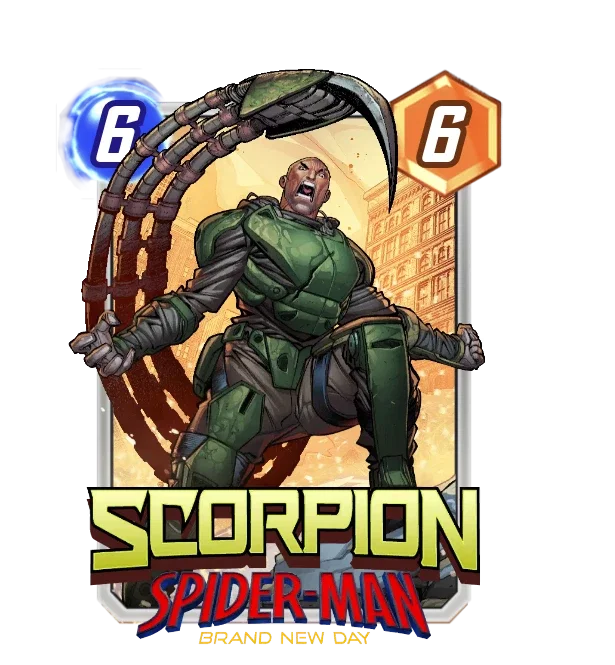 Scorpion Brand New Day (ADIA Anime) - Marvel Snap - SNAP.FAN