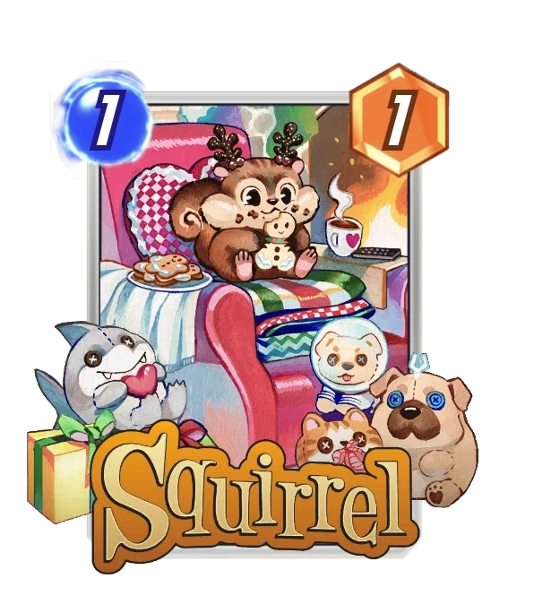Squirrel — Winter Holiday