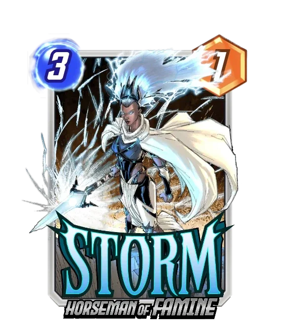 Storm Horseman of Famine - Marvel Snap - snap.fan