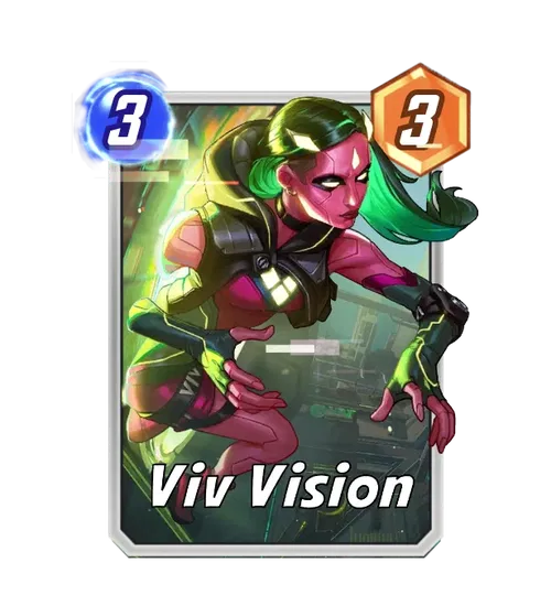 スケッチカード Upper Deck Marvel Viv Vision 2023-24 Upper Deck Marvel Annual ~ Viv Vision #93 ~ Blue
