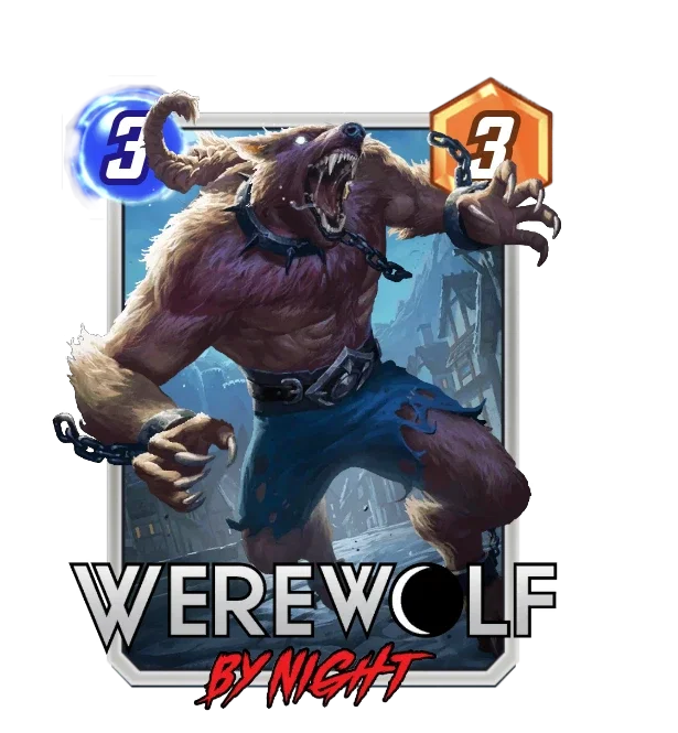Werewolf By Night (Wild Blue Nouveau) - Marvel Snap - SNAP.FAN
