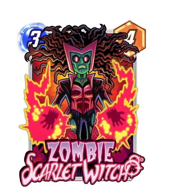 Zombie Scarlet Witch - Marvel Snap - snap.fan