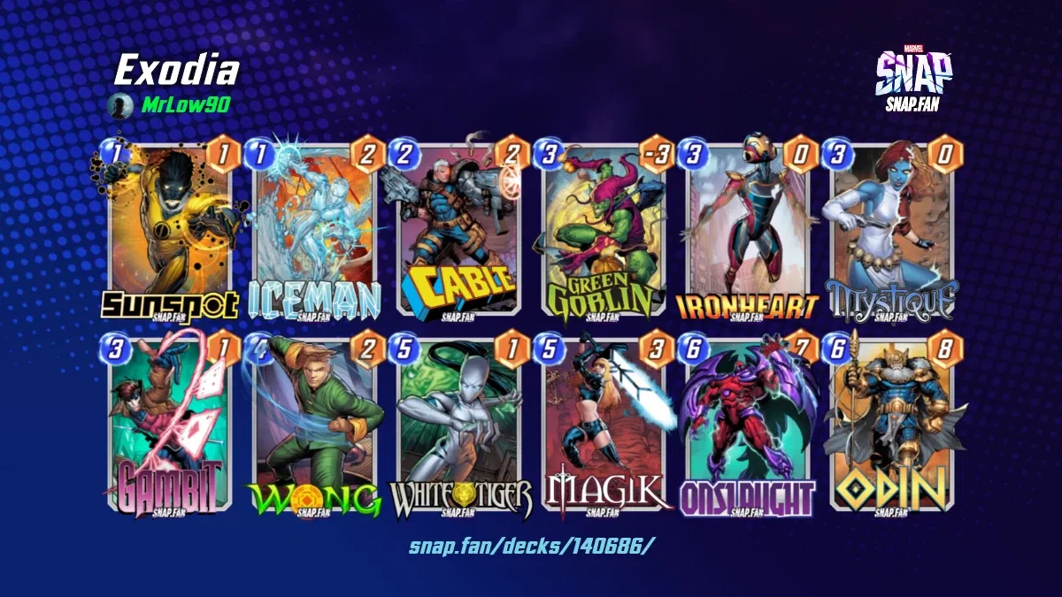 Exodia by MrLow90 Marvel Snap Decks snap.fan