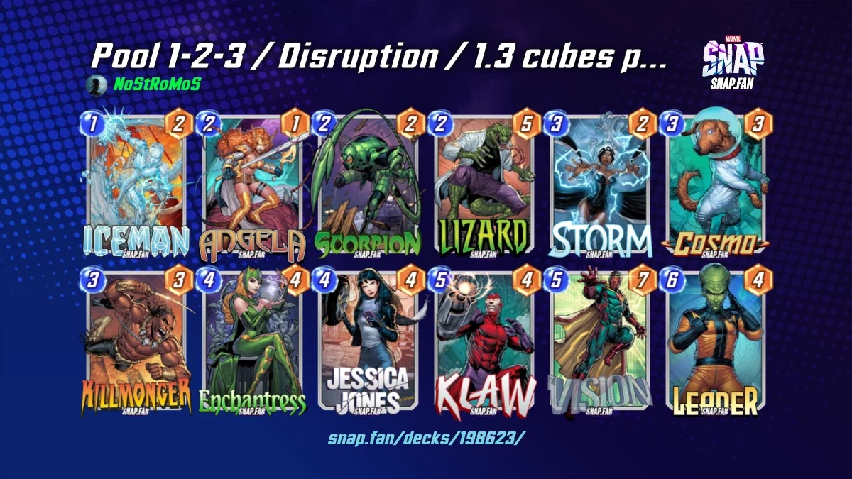 Pool 1-2-3 / Disruption / 1.3 cube per Game & 65% WR in Pool 3. by ...