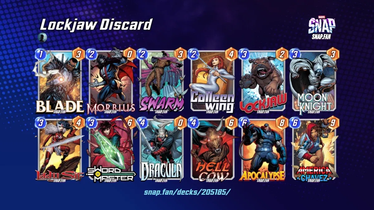 Lockjaw Discard by None Marvel Snap Decks snap.fan