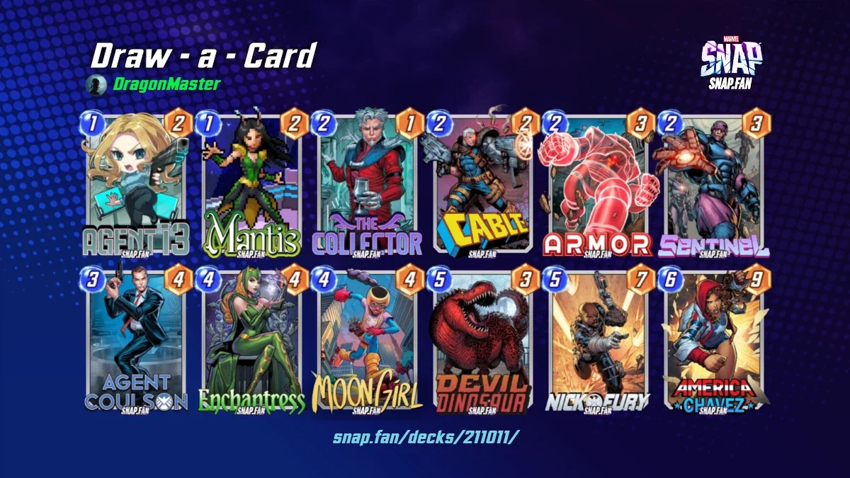 Draw - a - Card by DragonMaster - Marvel Snap Decks - snap.fan