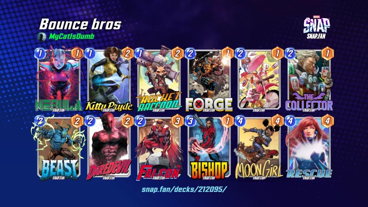 Bounce bros by MyCatIsDumb Marvel Snap Decks snap.fan