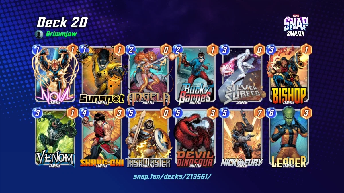 Snapping Decks Deck 20 by Grimmjow - Marvel Snap Decks - snap.fan