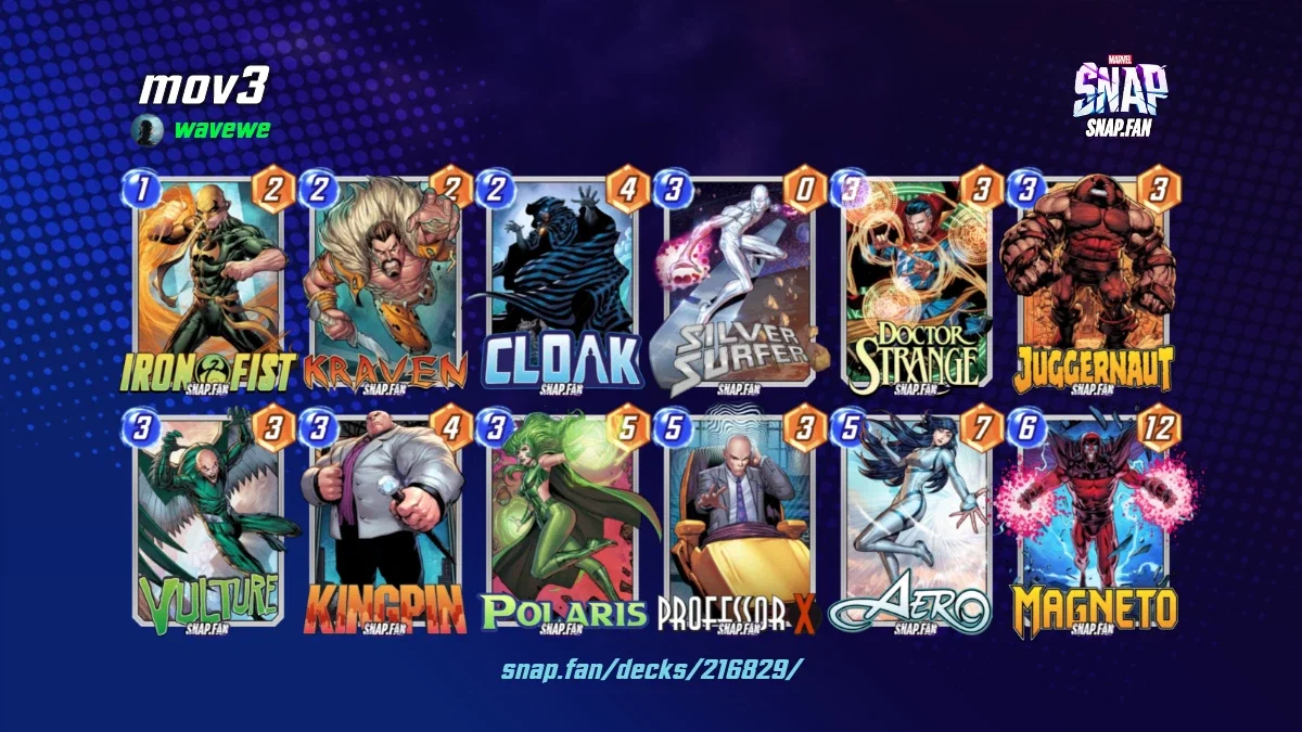 mov3 by wavewe - Marvel Snap Decks - snap.fan