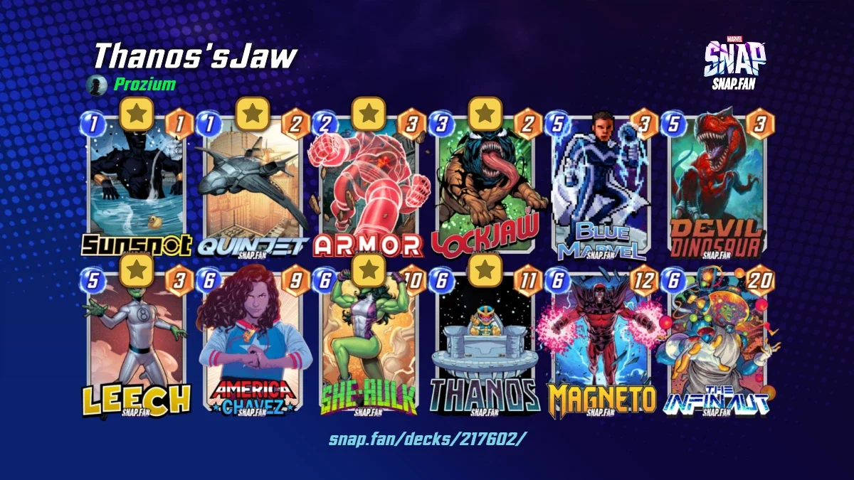 Thanos'sJaw by Prozium - Marvel Snap Decks - snap.fan
