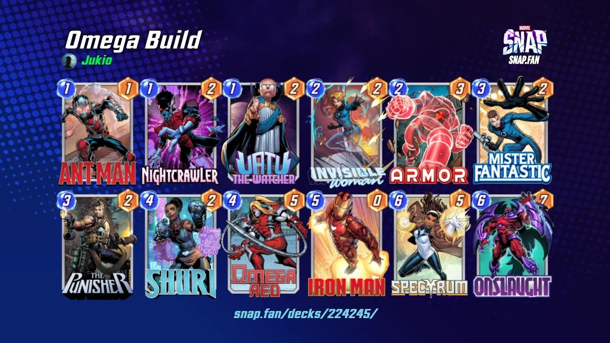 Omega Build by Jukio Marvel Snap Decks snap.fan