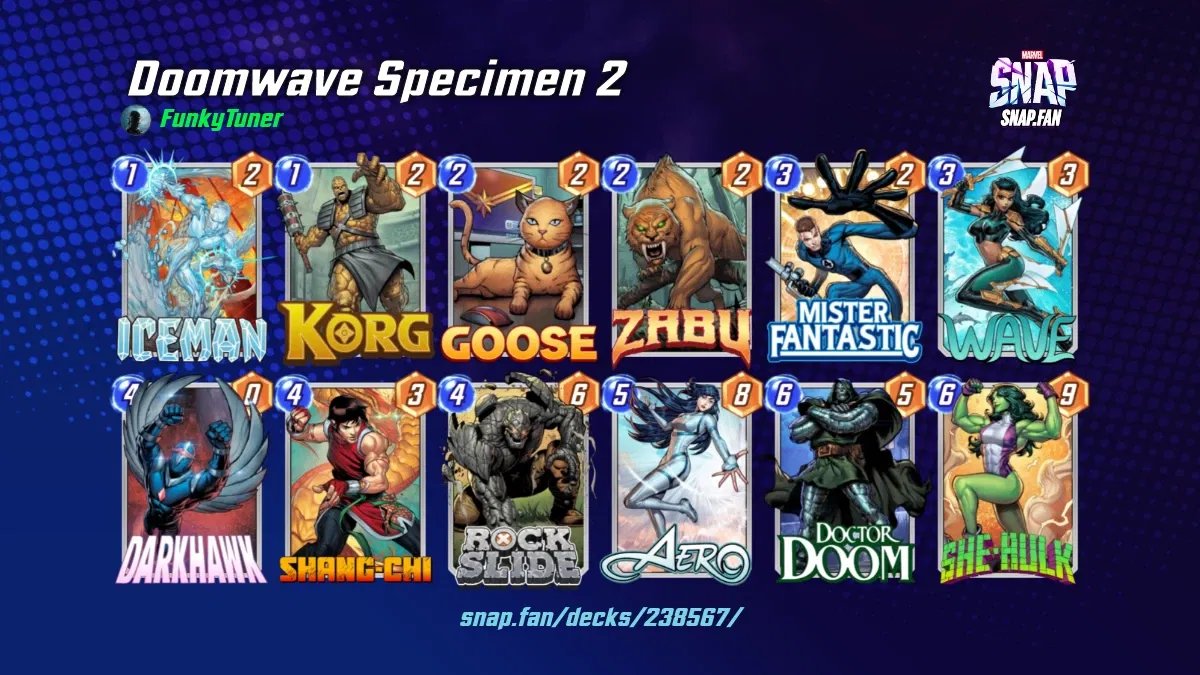 Doomwave Specimen 2 by FunkyTuner Marvel Snap Decks snap.fan