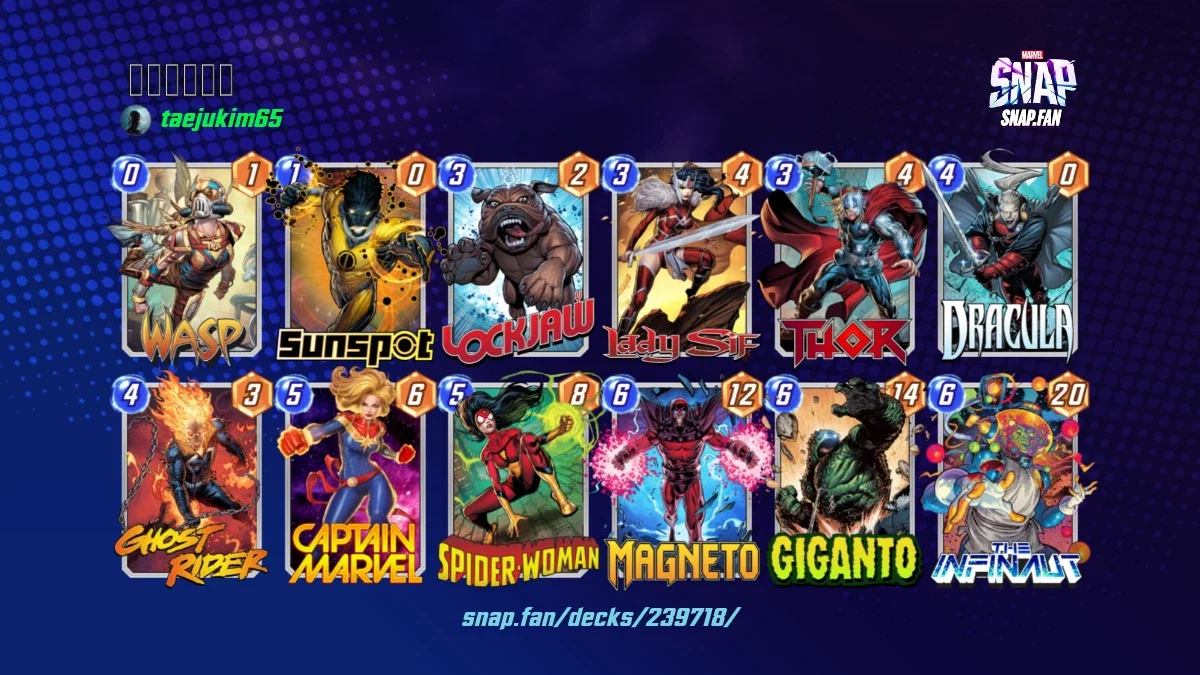록조큘라빅完 by taejukim65 - Marvel Snap Decks - snap.fan