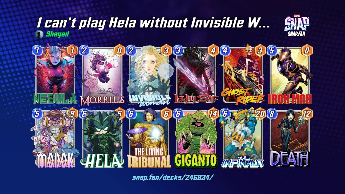 I can't play Hela without Invisible Woman - Hela x Tribunal by Shayed ...