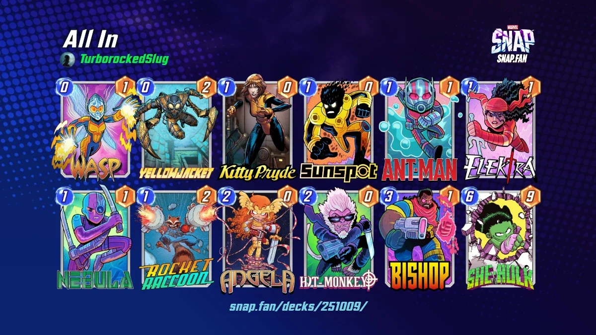 All In by TurborockedSlug - Marvel Snap Decks - snap.fan