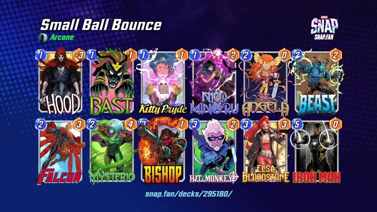 Small Ball Bounce by Arcane - Marvel Snap Decks - snap.fan