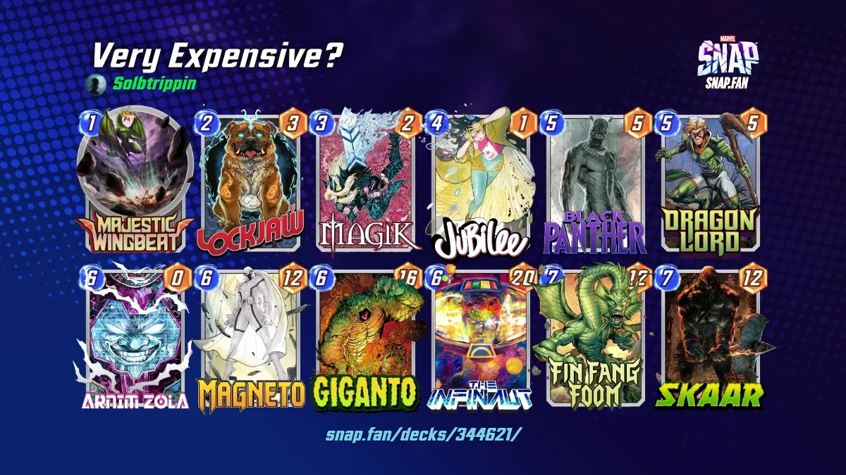Snapping Decks Very Expensive? by Solbtrippin - Marvel Snap Decks - snap.fan
