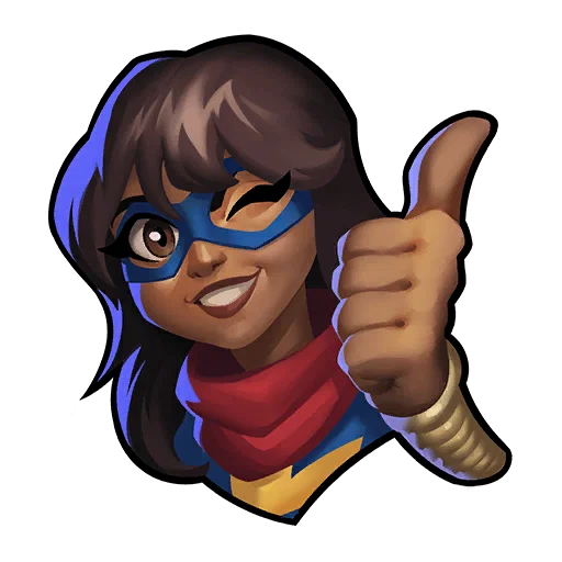 Ms. Marvel Thumbs Up